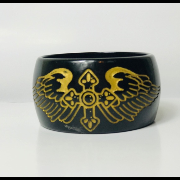 Jewelry - Wooden bracelet cross with Wings 2”